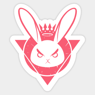 King Dva Bunny - Emblem Sticker